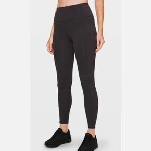 Lululemon Sz 12 Leggings Fast & Free High Rise HR Tight 25” Black $128 Excellent